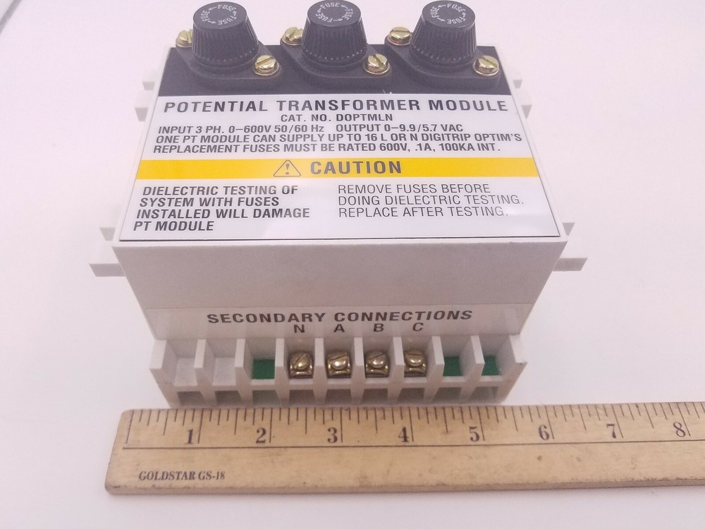 Eaton DOPTMLN Potential Transfer Module Alarm Unit Definite Purpose 3PH Untested