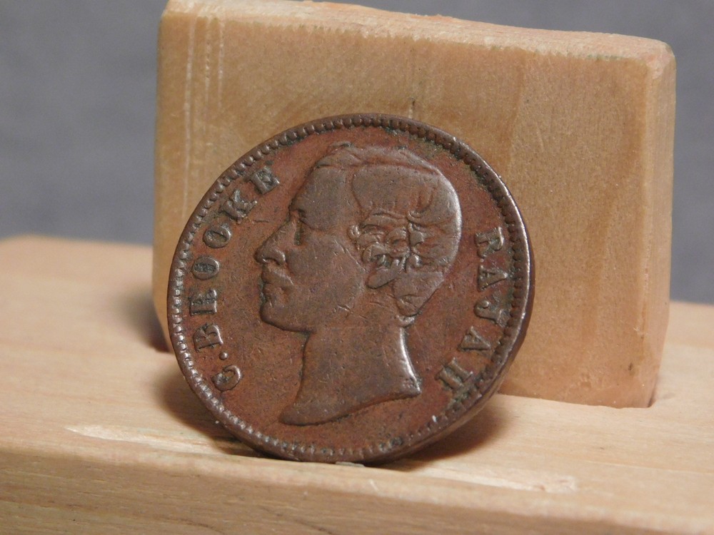 Sarawak half penny 1870