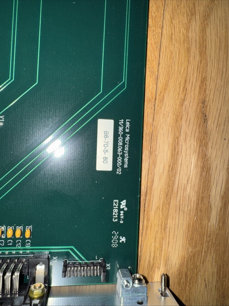 LEICA MICROSYSTEMS TYPE MASTER MODULE SYS 360-008.063-000 MICROSCOPE CARD