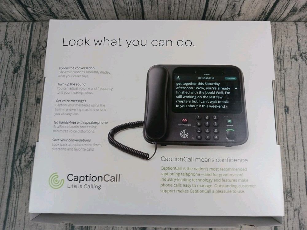 CaptionCall Model (78T) Captioning Phone: Life Is Calling - Pre-Owned, Excellent