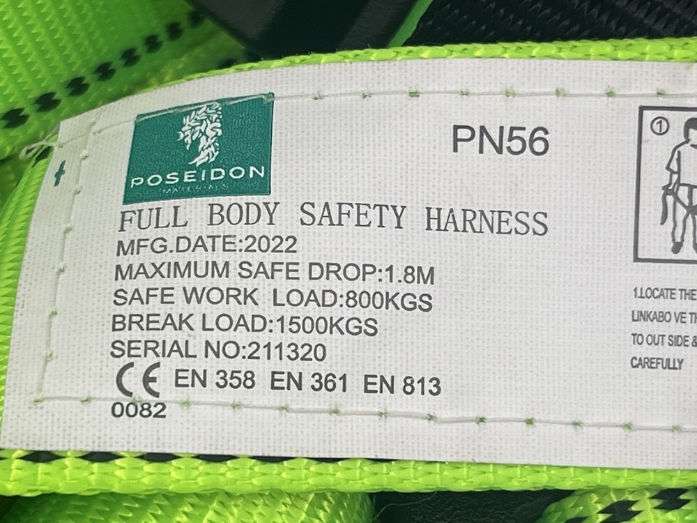Poseidon Materials Full Body Safety Harness
