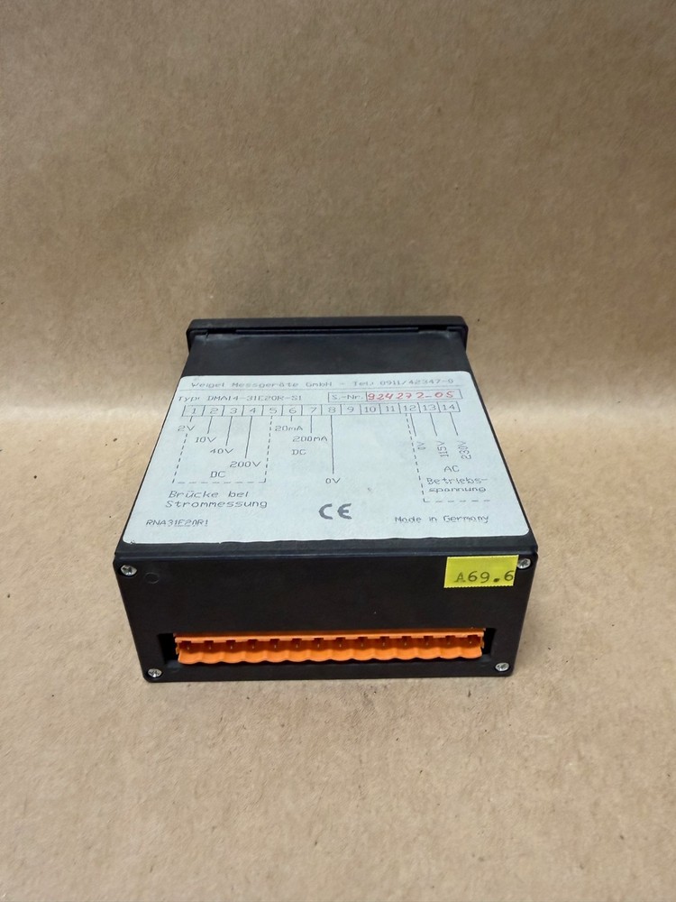 Weigel Messgerate DMA14-31E20R-S1 Measuring Device