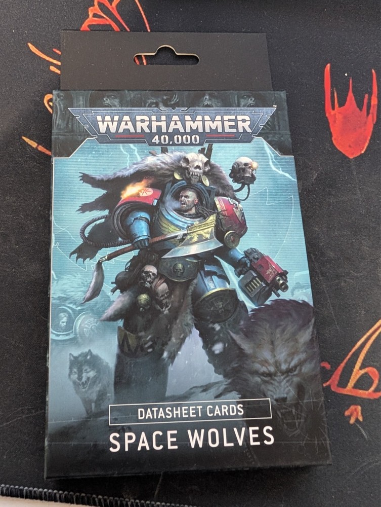 Warhammer 40k - Datasheet Cards - Space Wolves - Sealed