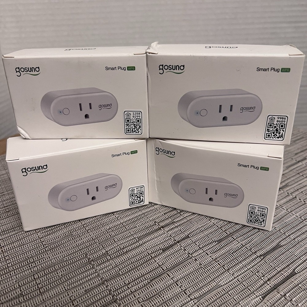 Gosund 4Pack Smart Plug Wifi Switch Socket Outlet Work W/ Alexa Google Assistant