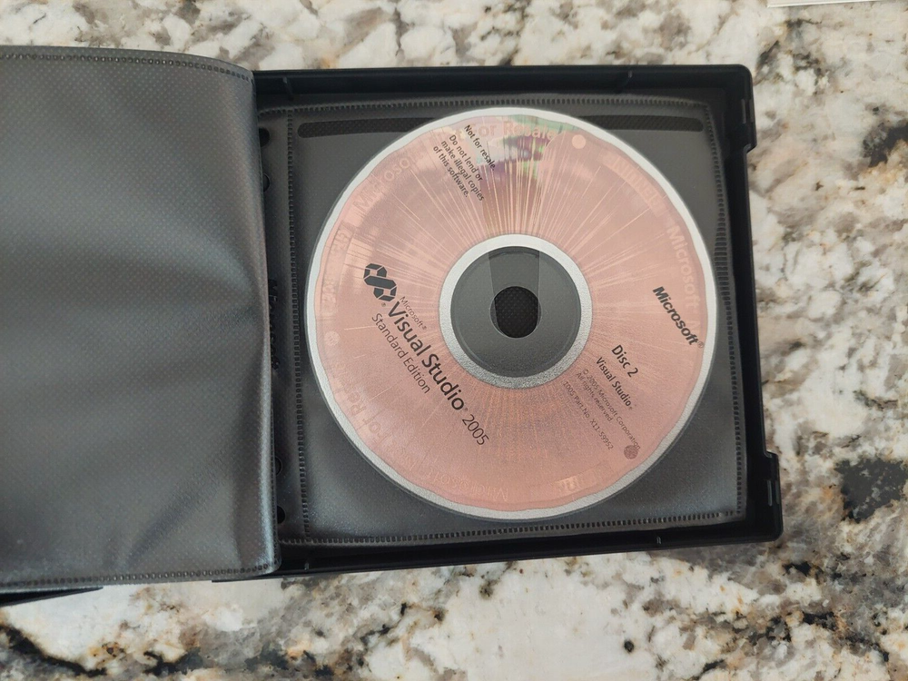 Microsoft Visual Studio 2005 Standard 5 Disc Set - w/ Key