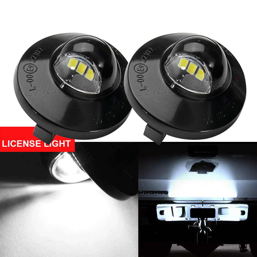 LED License Plate Light Lamp Assembly Replacement For 1990-1996 Ford Bronco