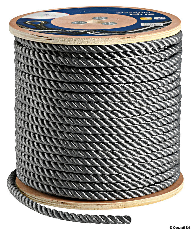 Osculati 3-strand line grey 16 mm