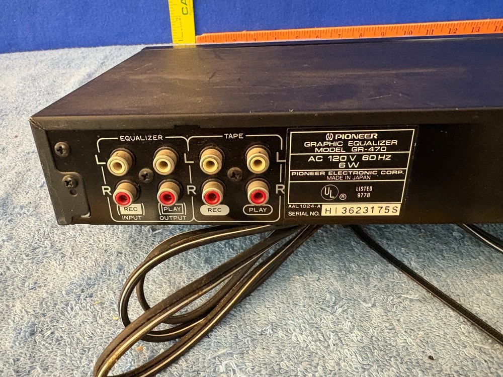 Pioneer GR-470 Vintage Graphic Equalizer