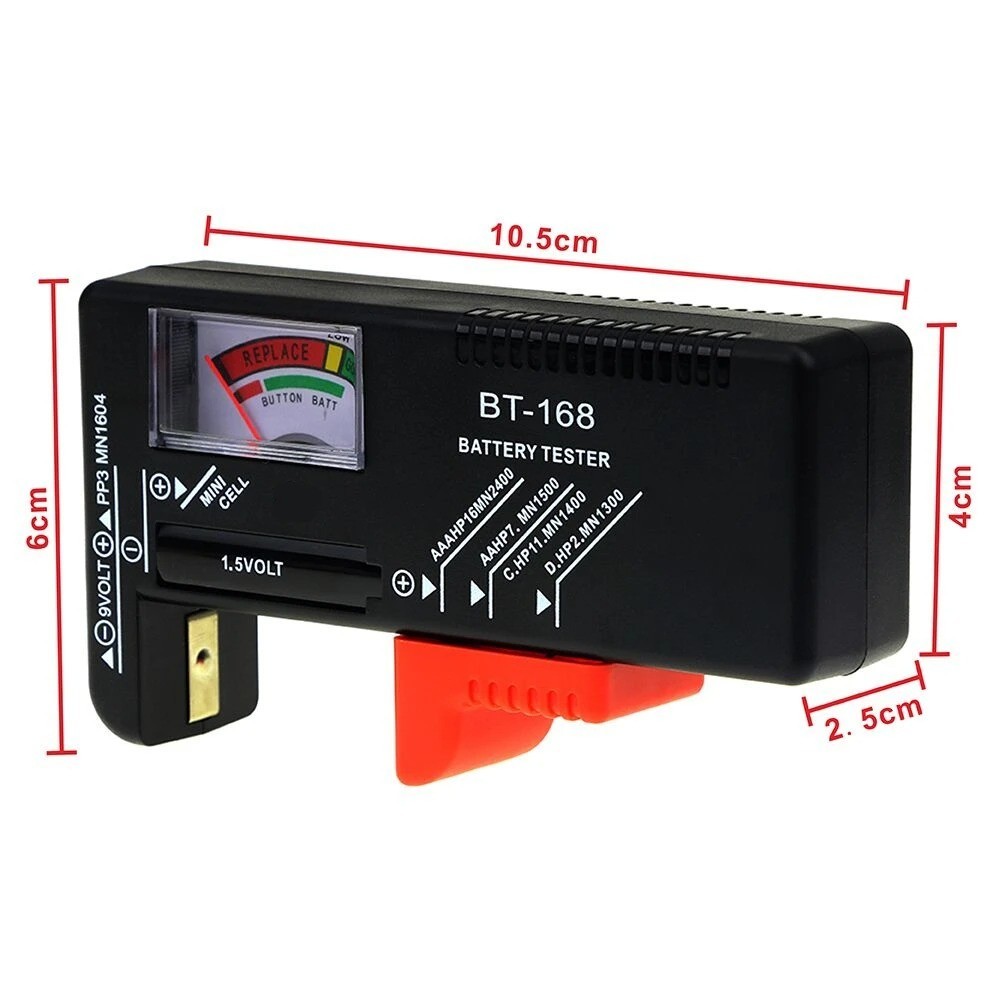 Digital Battery Tester Checker for AA AAA C D 9V 1.5V Button Cell Batteries US