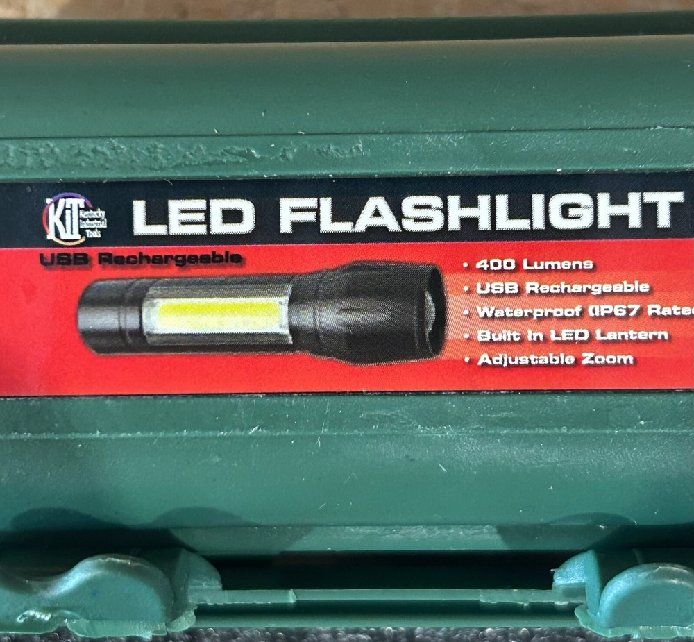 KIT LED USB Rechargeable Flashlight (2pk)