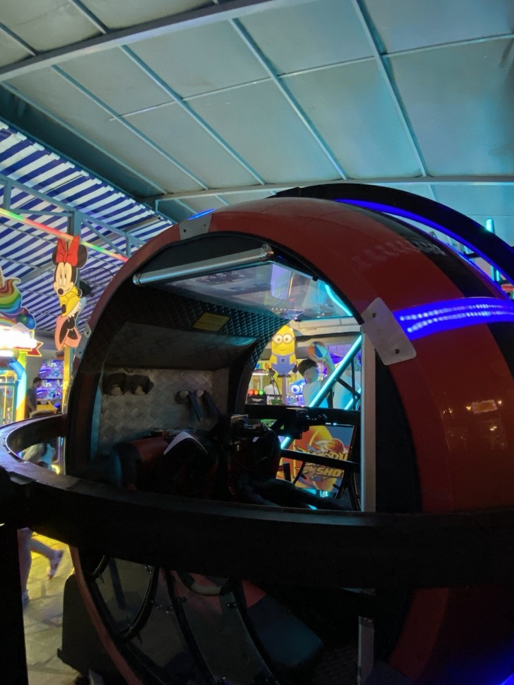 Space Time Shuttle simulator virtual reality arcade