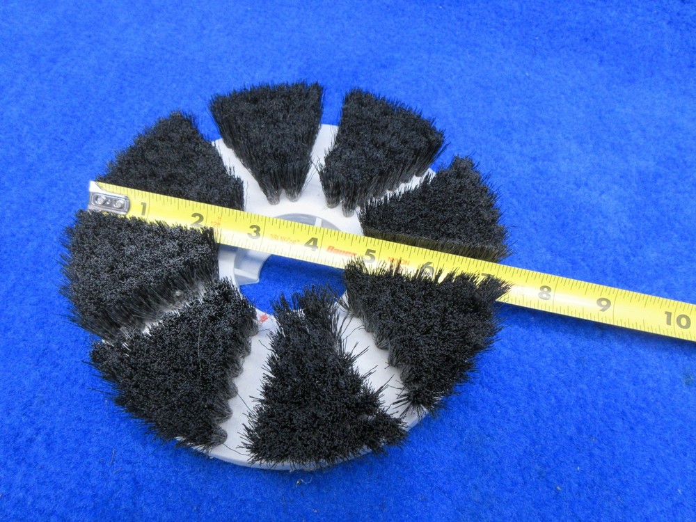 MOTOR SCRUBBER MS1038 Black Delicate Light Duty Brush 7"
