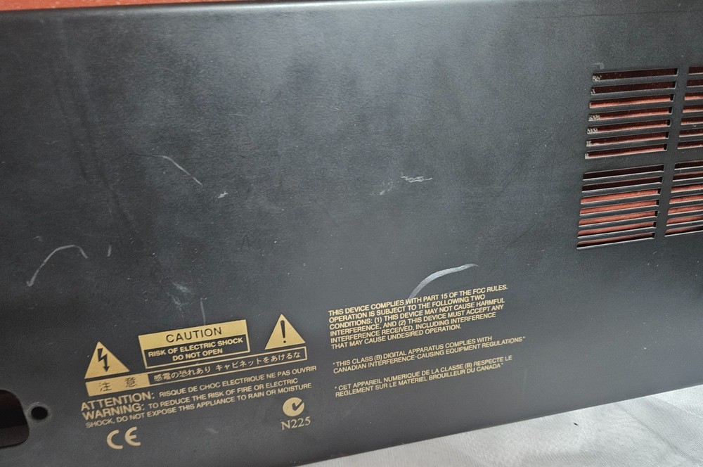 ROLAND KR-75 Keyboard Metal BACK PANEL