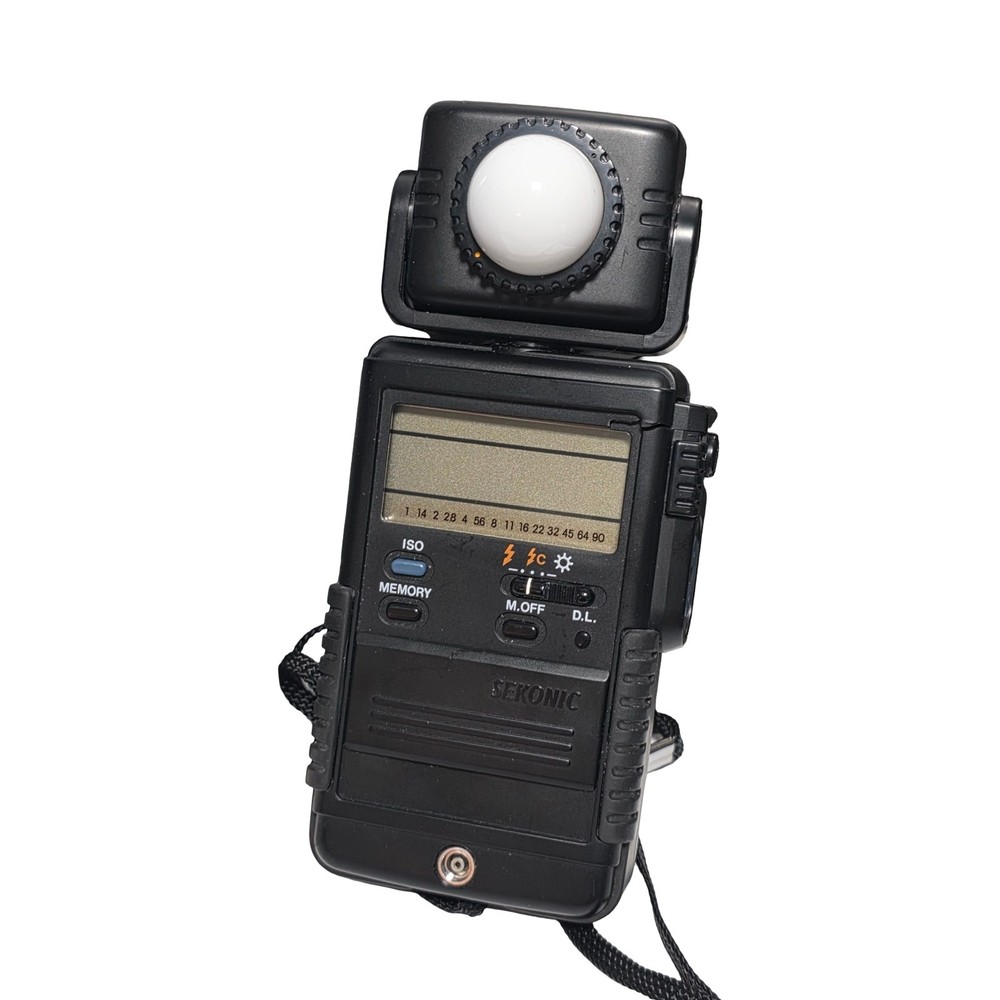 Sekonic Digi Master Model L-718 Flash Meter Ambient Light Meter with Case