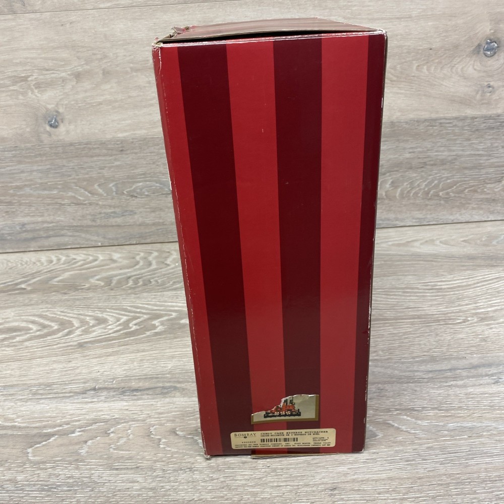 Bombay Company Nutcracker Candy Cane Express Christmas Train *READ*