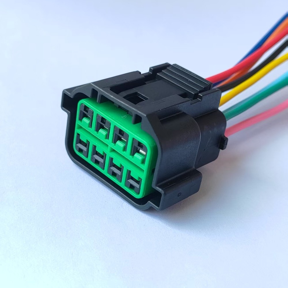 8-Way Front Halogen Headlight Connector Pigtail For 2012-2017 Kia Rio