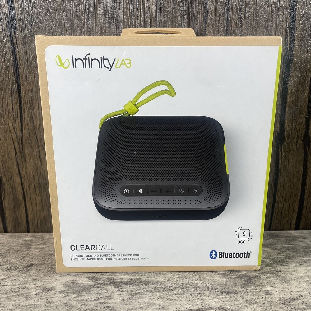 Bluetooth Speakerphone Infinity Clear Call - Black