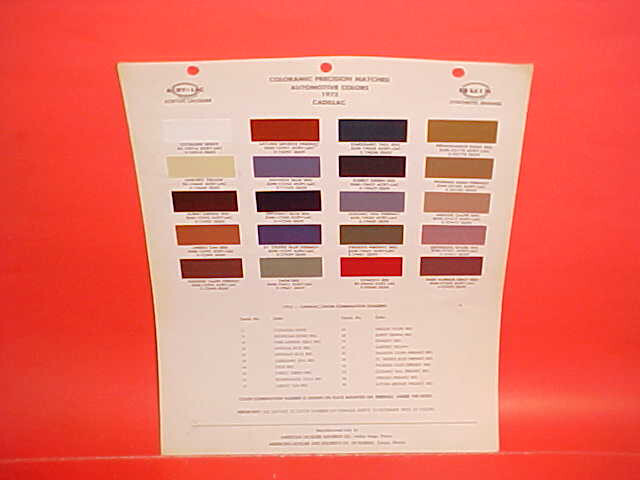 1973 CADILLAC ELDORADO INDY 500 PACE CAR CONVERTIBLE DEVILLE PAINT CHIPS QUIX