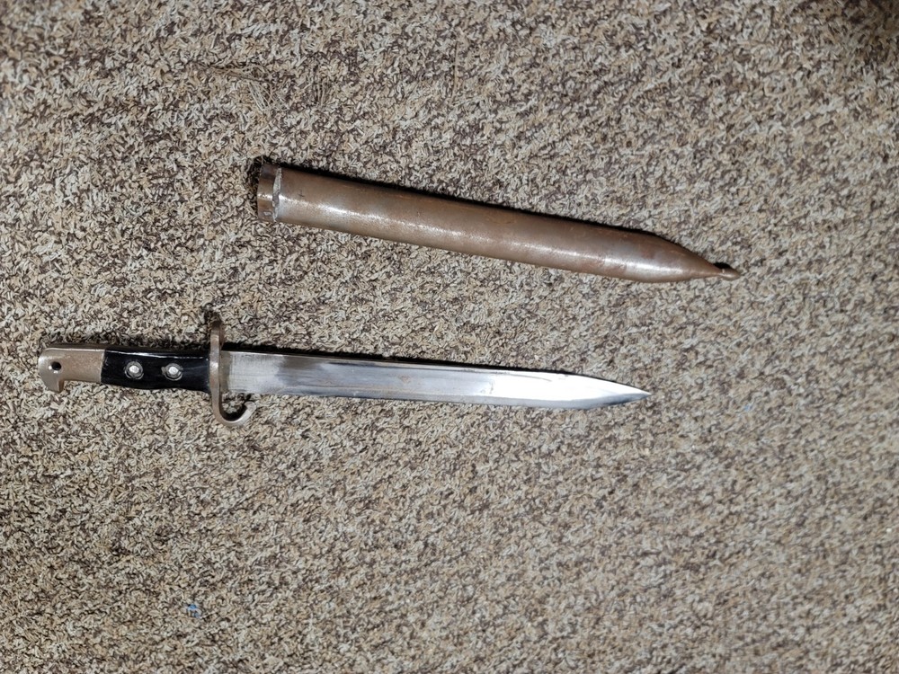 Antique Knife And Sheath *bayonet*