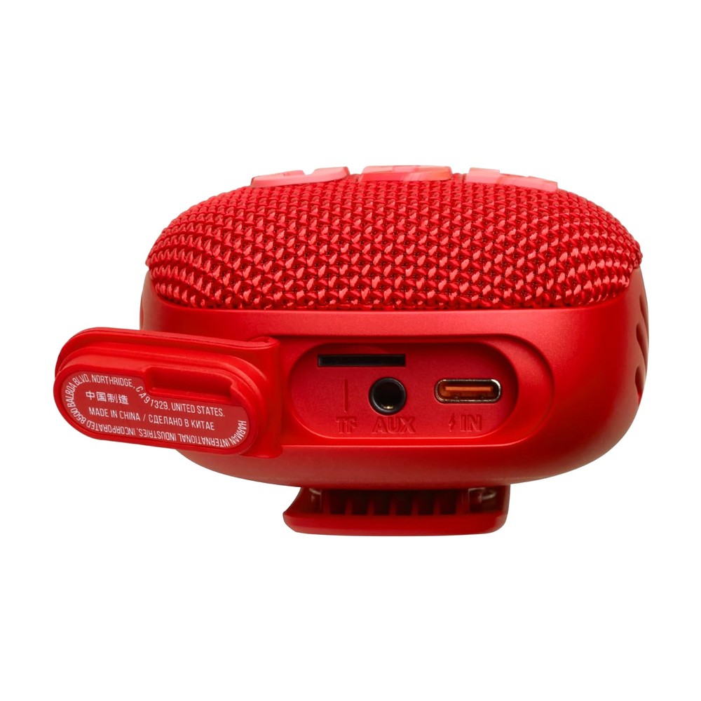JBL Wind 3 FM Bluetooth Handlebar Speaker (Red)