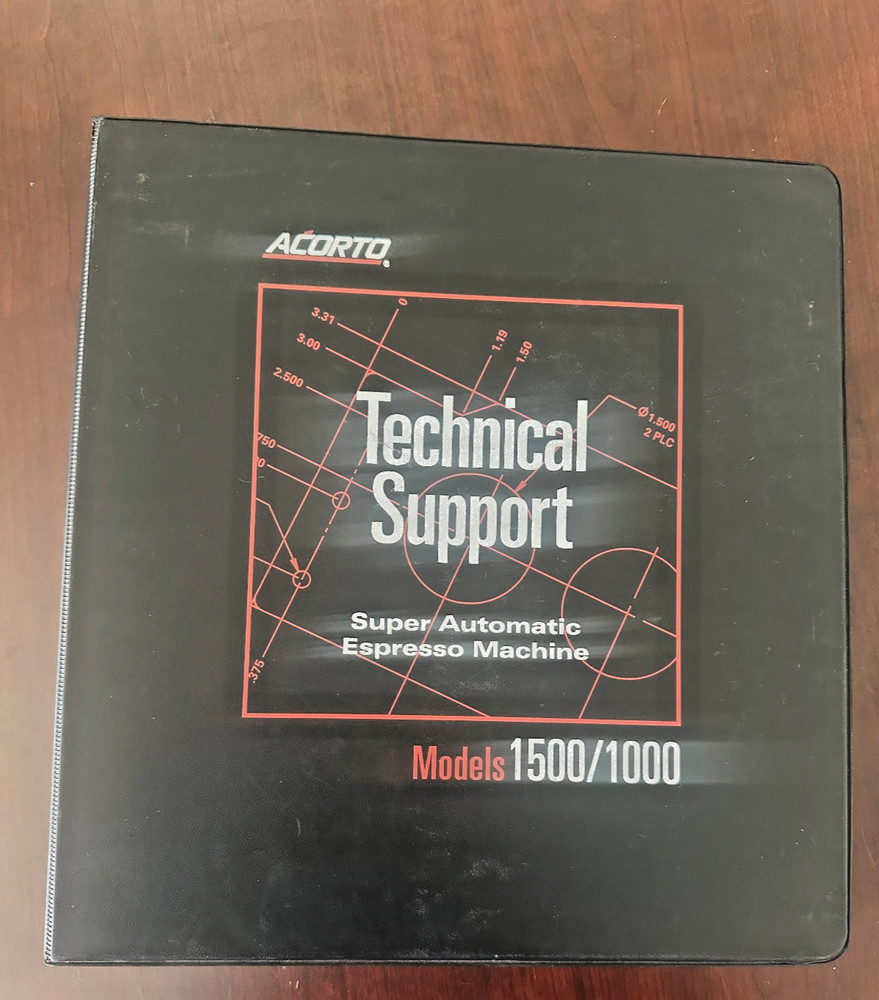 Acorto, Technician Support Manual, Models 1500  / 1000