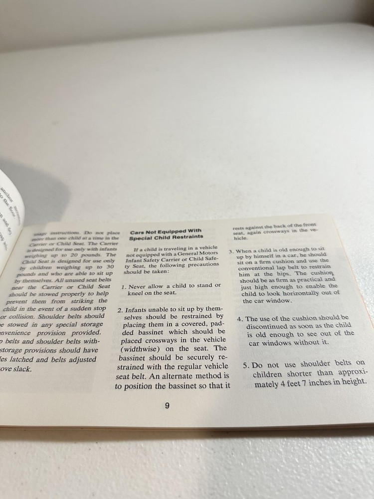 1971 Corvette Owner's Manual OEM