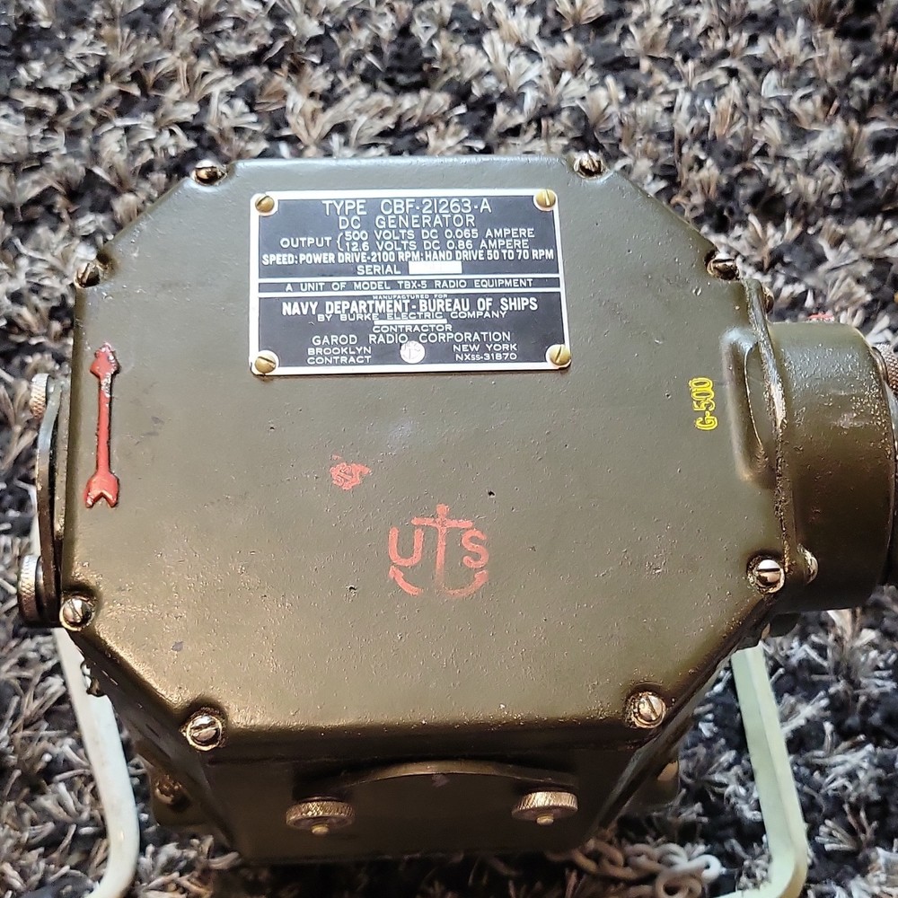 Cbf-21263-A Navy Generator