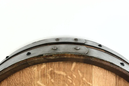 Wine Barrel Round Wall/ Handmade
