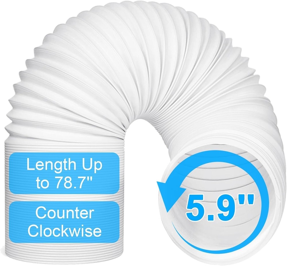 Portable Air Manguera De Escape Universal Para Aire Acondicionado - 5,9 Pulg...