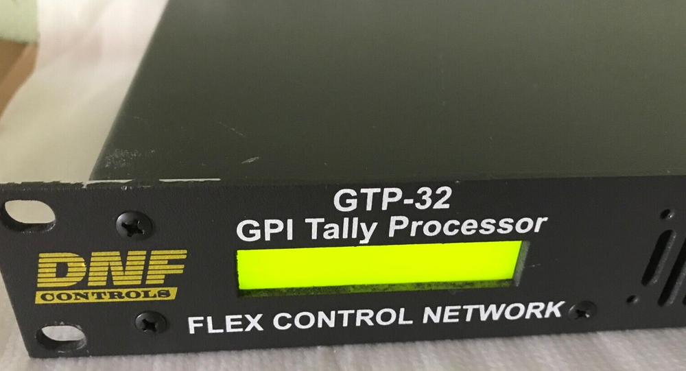DNF Controls GTP-32 GPI Tally Processor Flex Control Network Rack Mountable