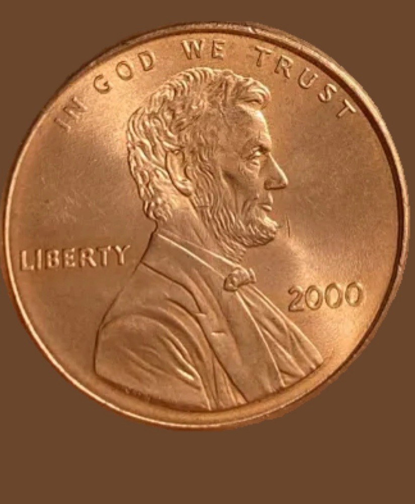 2000 Double Struck Lincoln Penny 60+
