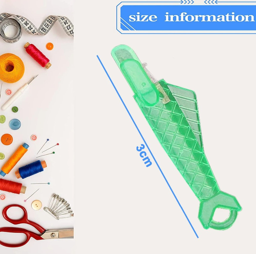 20pcs Automatic Needle Threader DIY Sewing Tool for Hand & Machine Needles - NEW