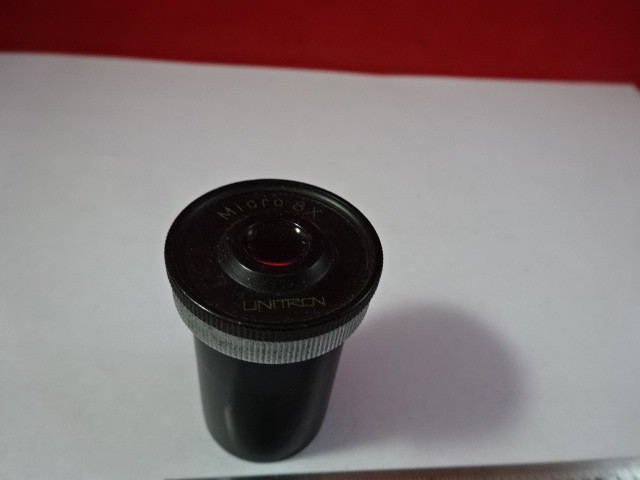 UNITRON MICRO OCULAR EYEPIECE 8X OPTICS MICROSCOPE PART AS IS #91-73