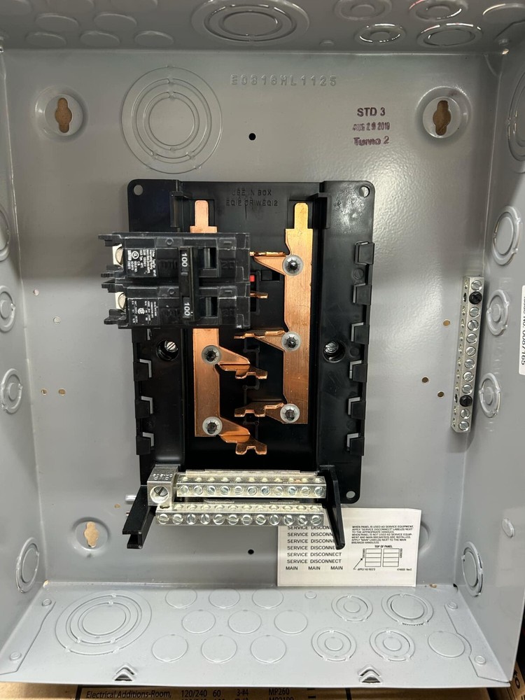 Murray Panel LC110DFCGP 100 Amps Main Breaker