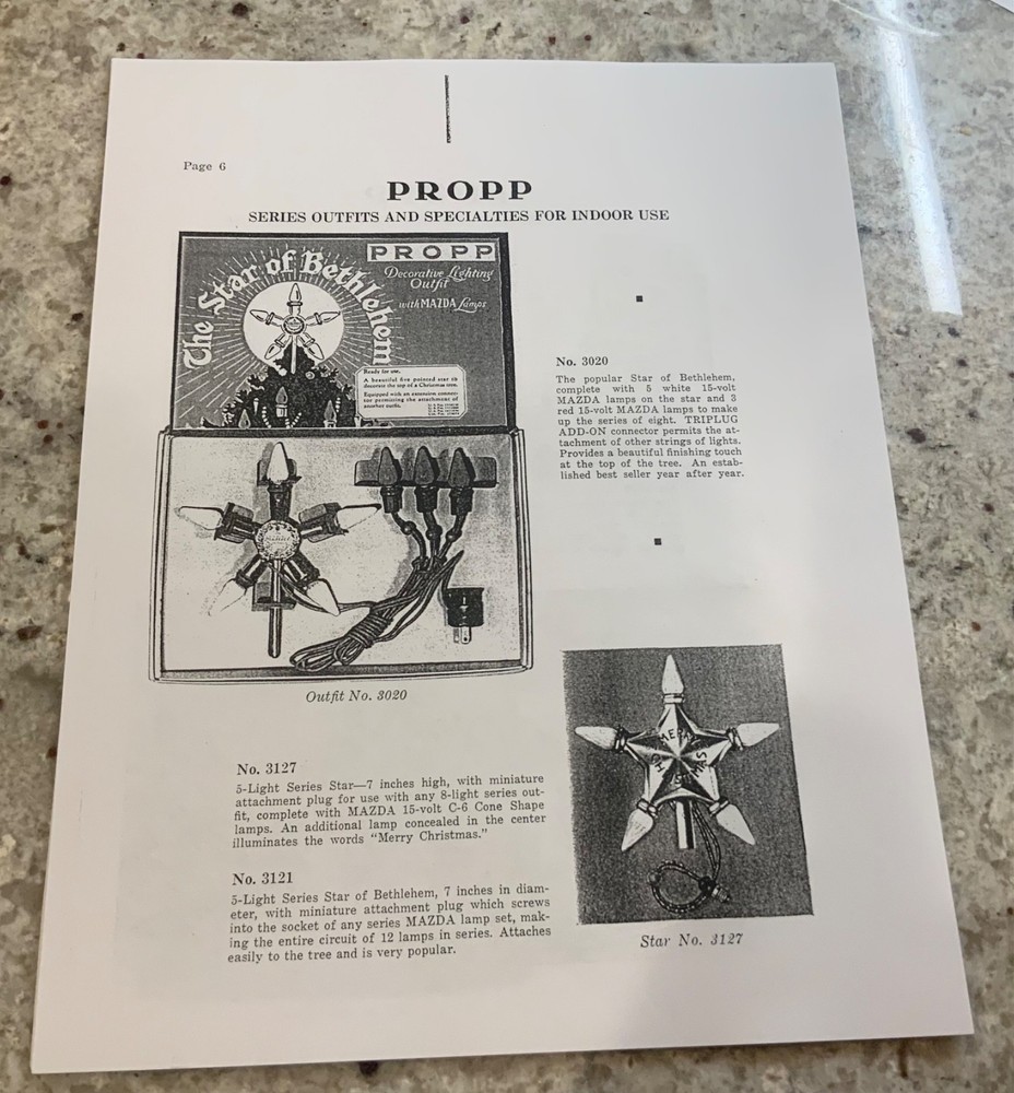 COPY 1932 PROPP LIGHTING CATALOGUE