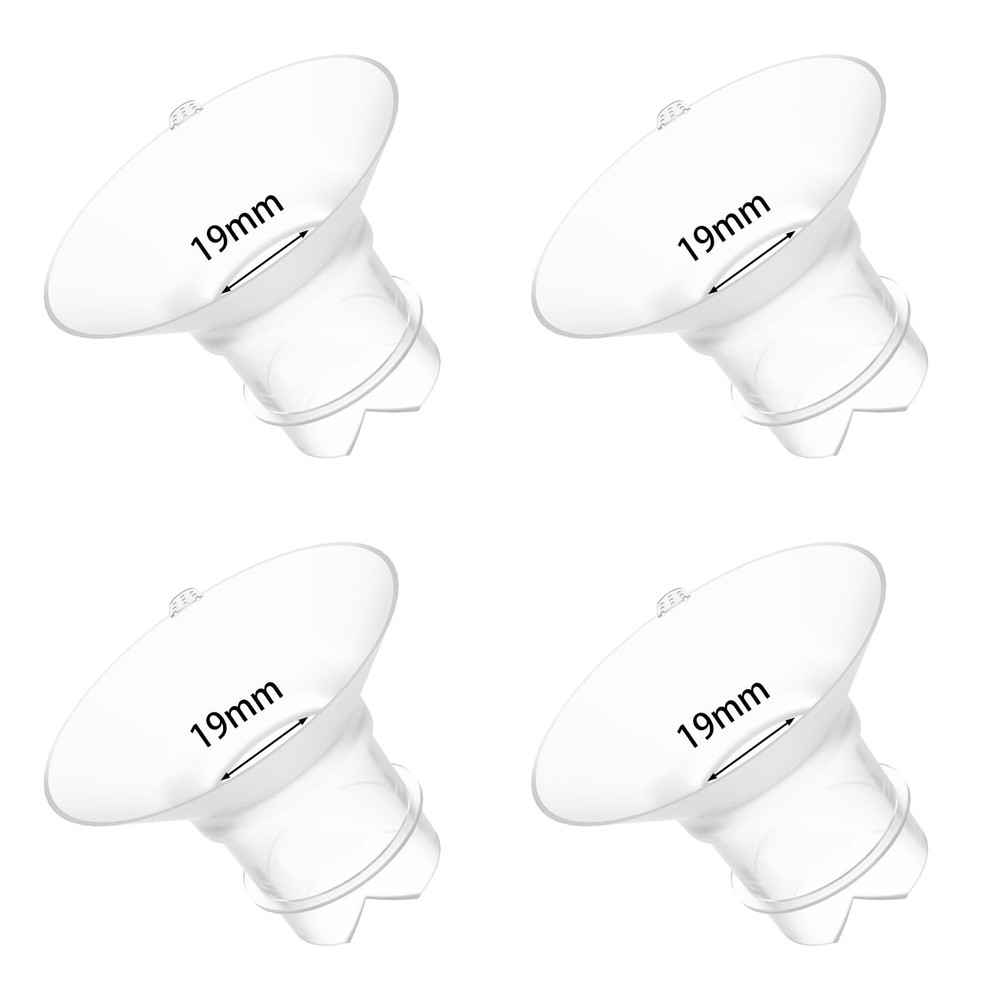 19mm Flange Inserts with Pull Tab  Enhanced Fit for Breast Pumping Moms