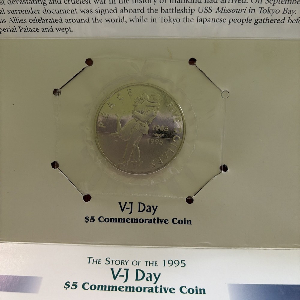 V-J Day $5 Commemorative Coin