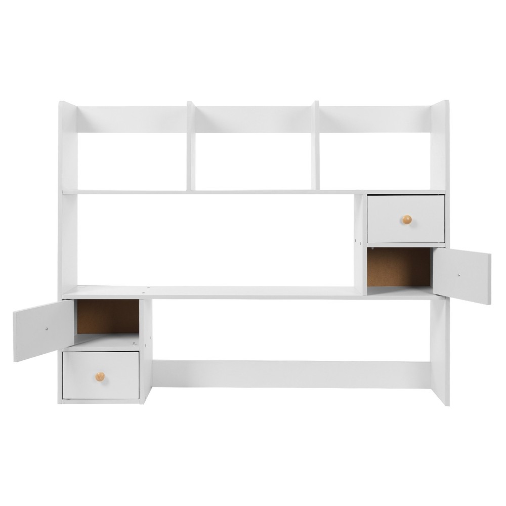 Desktop Organizer Office Storage Rack Self Desktop Rack Table Top Bookcase