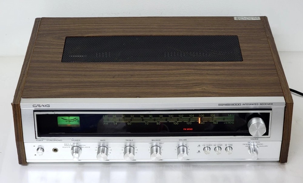 Craig Deluxe Series 5000 Integrated Receiver 5501 (Fully Tested/Working)