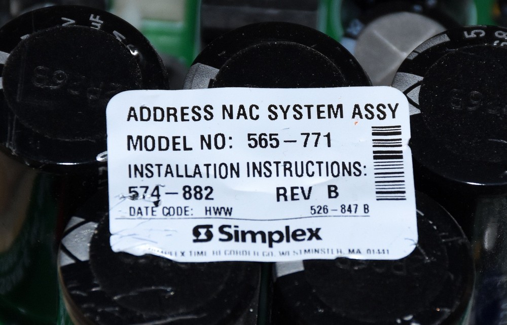 Simplex Addressable NAC System Board 0565771 - Working Well