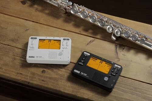 TM70 Black Tuner Metronome Combo with Mic Transpose Function LCD Display