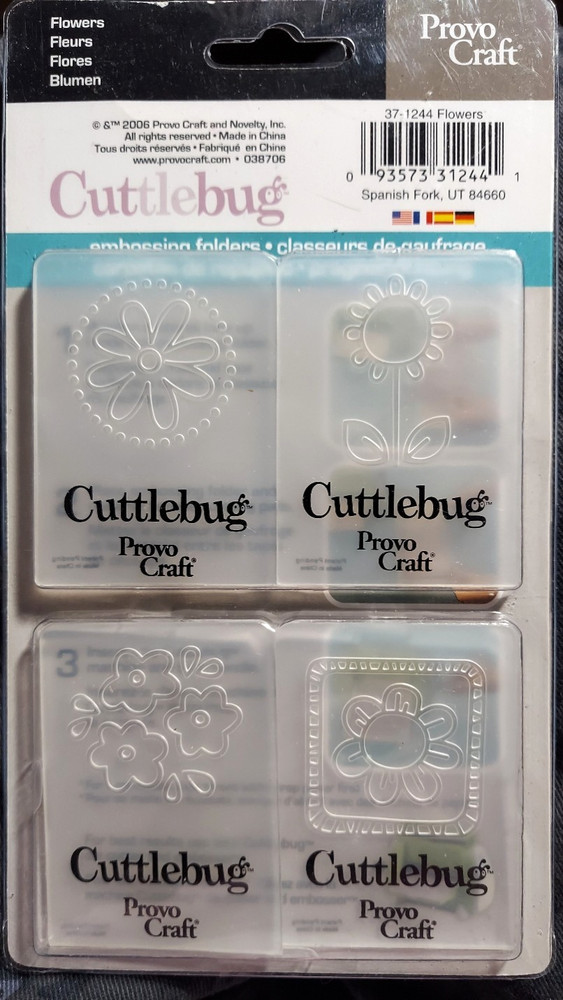 Cuttlebug Embossing Folders *FLOWERS"