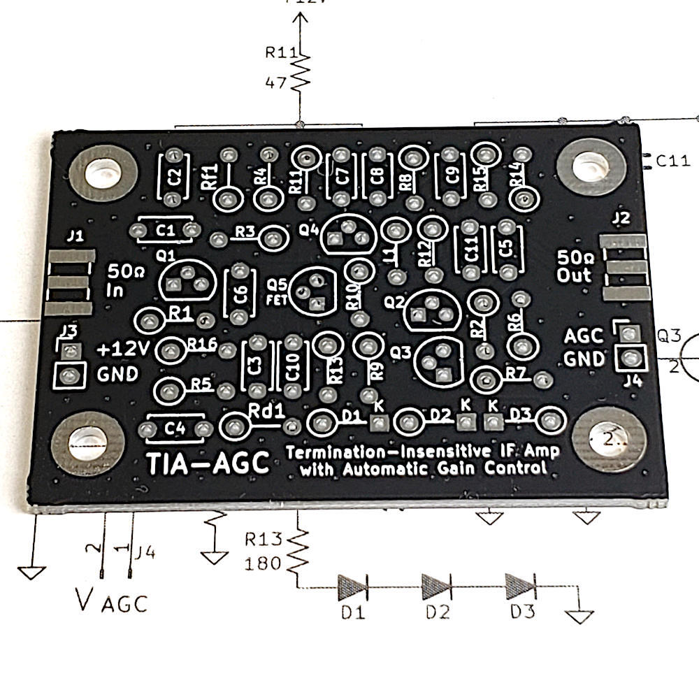 TIA-AGC IF Amp / Termination Insensitive, Auto Gain Control / Programmable Gain