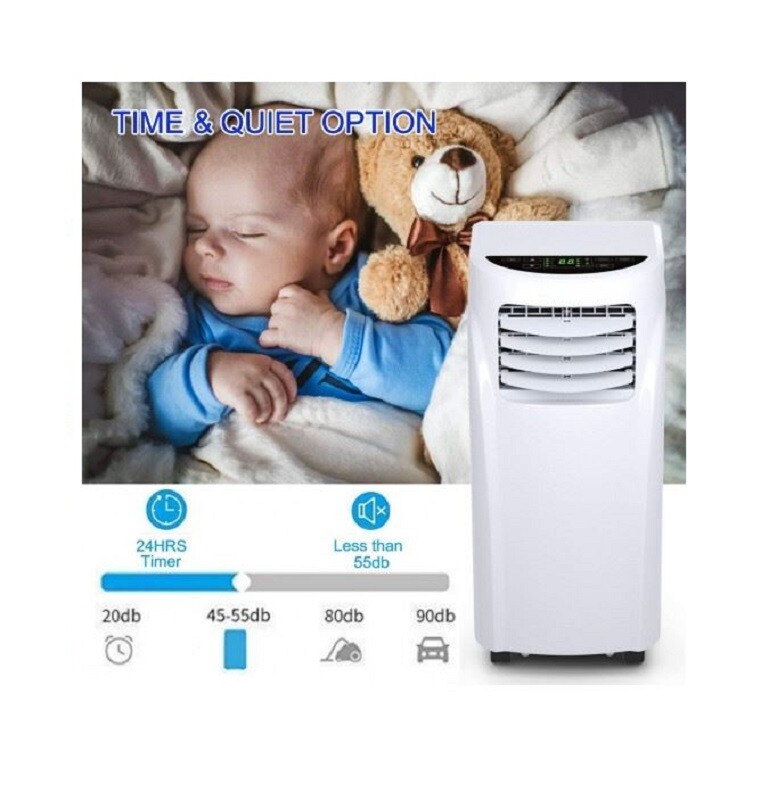 Portable 8000 BTU AC Unit Air Conditioner Dehumidifier Window Kit Programmable