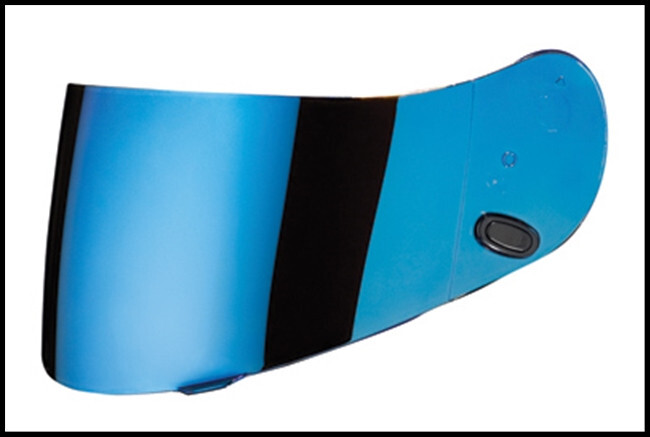 HJ-09 REPLACEMENT SHIELD - RST-MIRRORED - BLUE 19-007