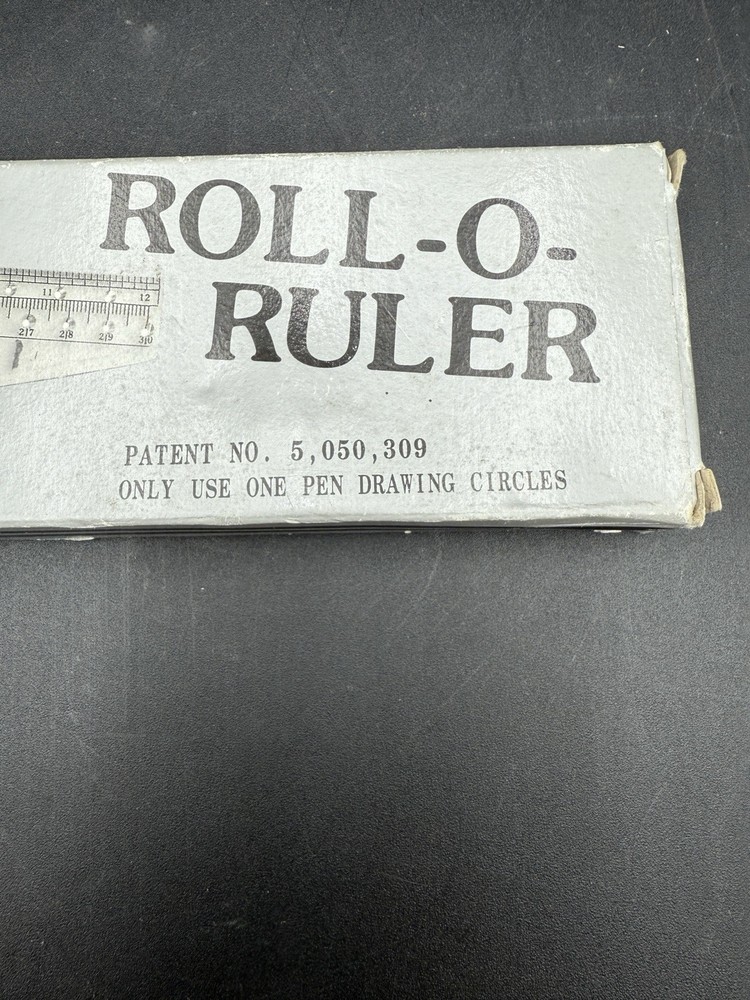 Roll-O-Ruler Rolling Drafting Ruler 12 in Wei's CP-405