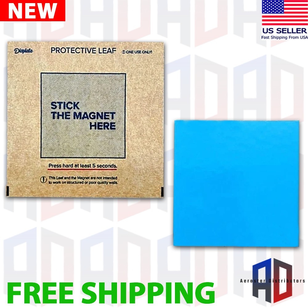 Displate Wall Mounting Kit: Includes Magnet, Cleaning Pad, & Protective Leaf NEW