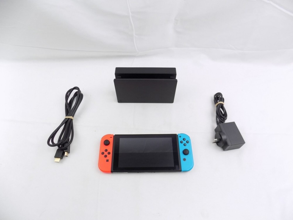 Nintendo Switch Neon Joy-Cons Handheld Console With Charging Dock