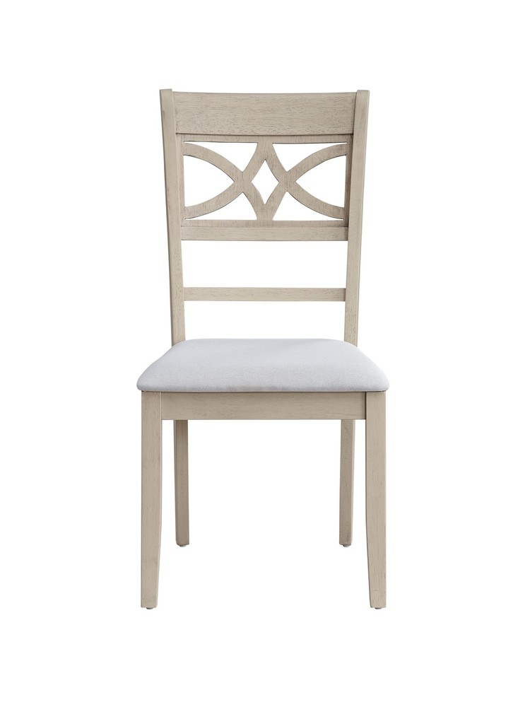 Ferris Antique Gray Finish Side Chair