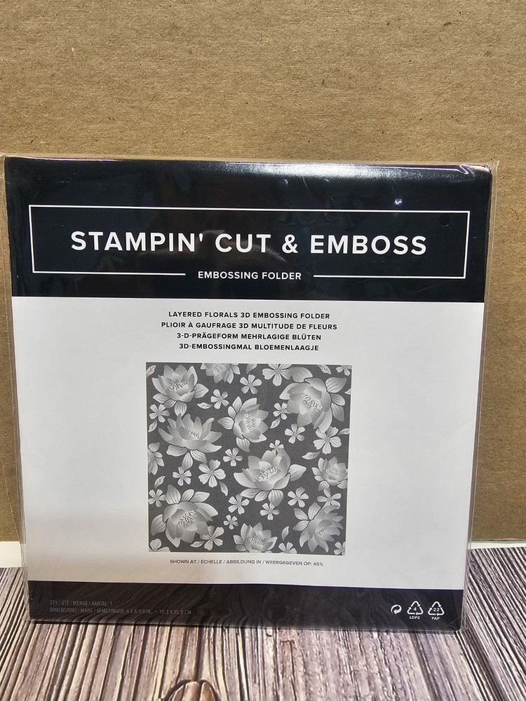 Stampin' UP! LAYERED FLORALS 3D Embossing Folder